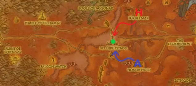 tbc anniversary hellfire ramparts location